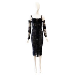 Dolce & Gabbana Sheer Dress with Lacing