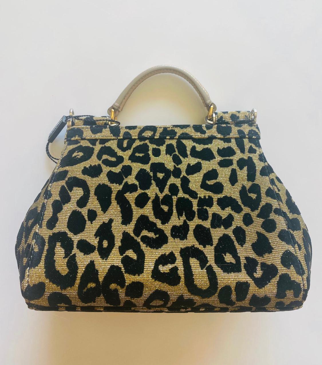leopard shoulder bag