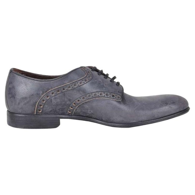Dolce and Gabbana - Shoes Grey EUR 42.5 For Sale at 1stDibs