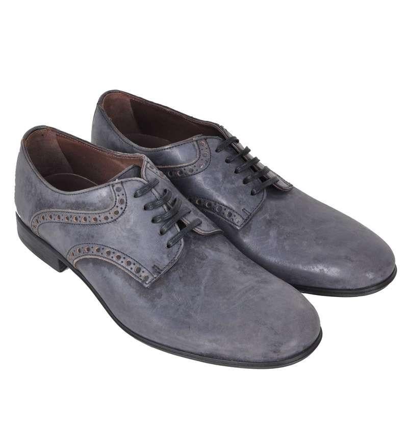 Dolce & Gabbana - Shoes Grey EUR 44 In Excellent Condition For Sale In Erkrath, DE