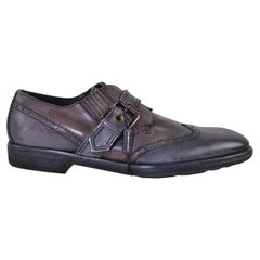 Dolce & Gabbana - Shoes with Buckle Brown Gray 40
