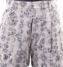 Dolce & Gabbana - Shorts with Roman Coints Print 44