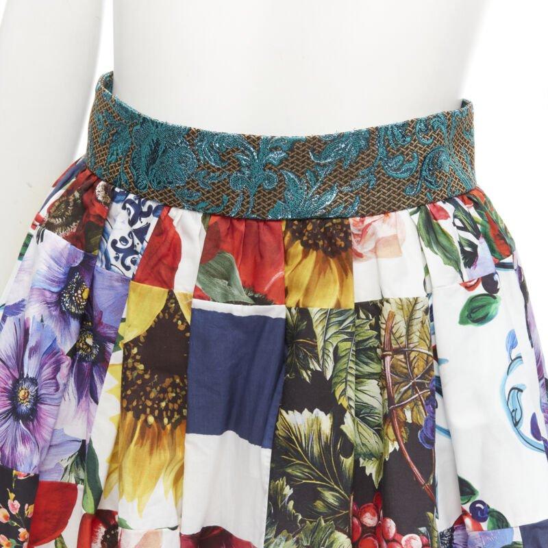 DOLCE GABBANA Sicilian Patchwork floral patchwork brocade waist skirt IT38 XS
Reference: AAWC/A00384
Brand: Dolce Gabbana
Designer: Domenico Dolce and Stefano Gabbana
Collection: Sicilian Patchwork
Material: Cotton
Color: Multicolour
Pattern: