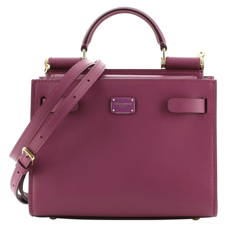 Dolce & Gabbana Sicily 62 Bag Leather Small