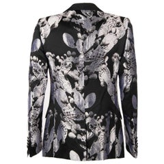 Dolce & Gabbana - Sicily Kakteen-Jacquard-Woll in Schwarz und Weiß 48 38 M