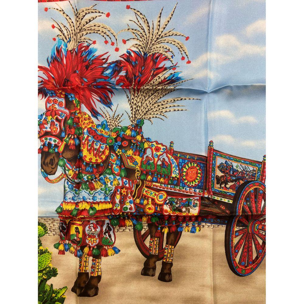 Dolce & Gabbana Sicily Caretto Horse Printed Silk Scarf in Multicolour

Dolce & Gabbana Sicily Caretto Horse printed silk scarf 
Size 50cmx50cm 
100% silk 
Made in Italy
Brand new with tags 

General information:
Designer: Dolce & Gabbana
Condition: