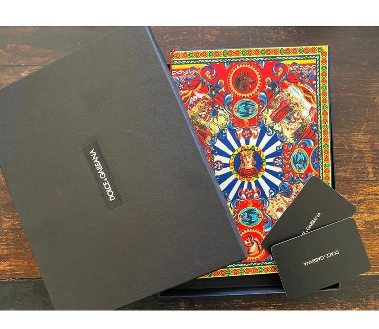 Dolce and Gabbana Sicily Caretto notebook at 1stDibs