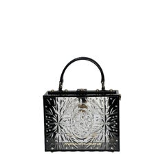 DOLCE & GABBANA Sicily Clear Plexiglass Cinderella Clutch