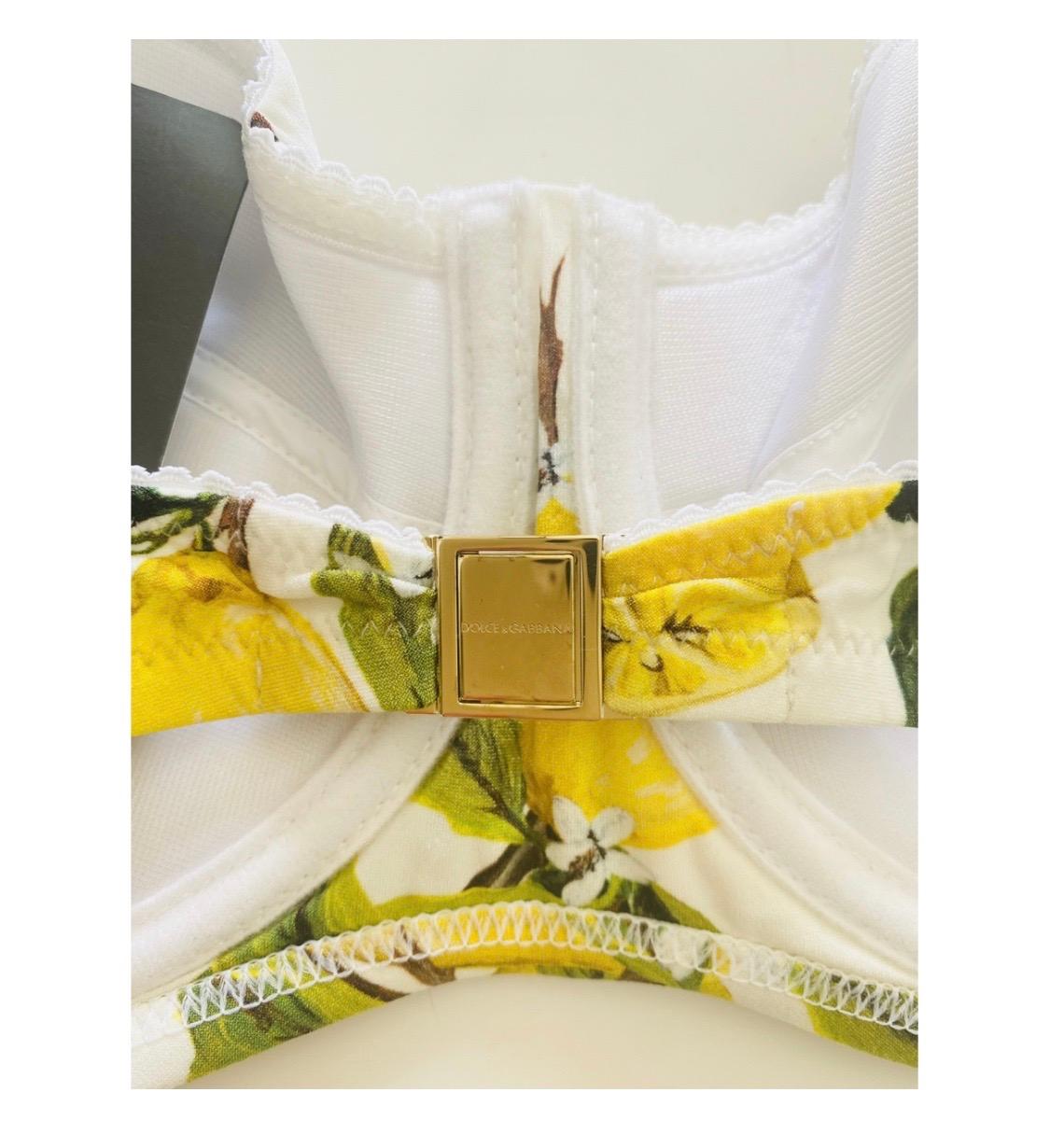 Dolce & Gabbana - Ensemble bikini imprimé citron de Sicile 1