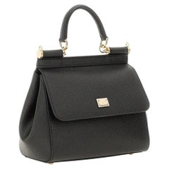 Dolce & Gabbana Sicily Umhängetasche – Schwarz