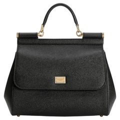 Dolce & Gabbana Sicily Umhängetasche – Schwarz