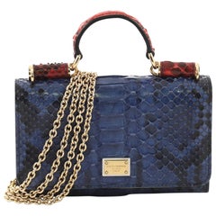 Dolce & Gabbana Sicily Wallet on Chain Python Mini