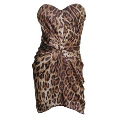 Dolce & Gabbana Silk Bustier Dress