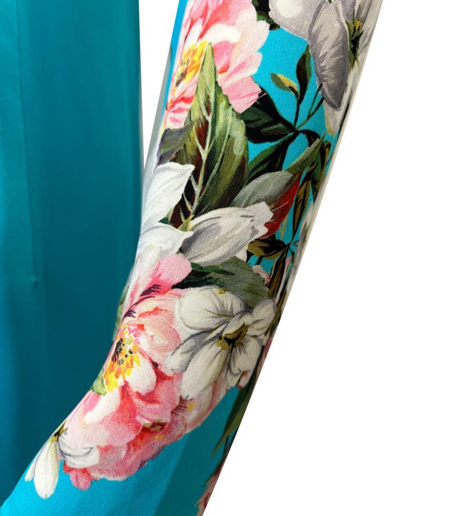 Women's Dolce & Gabbana Silk Cat Print Dress