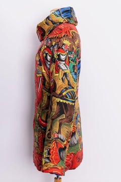 Dolce & Gabbana Silk Conquistadores Print Jacket