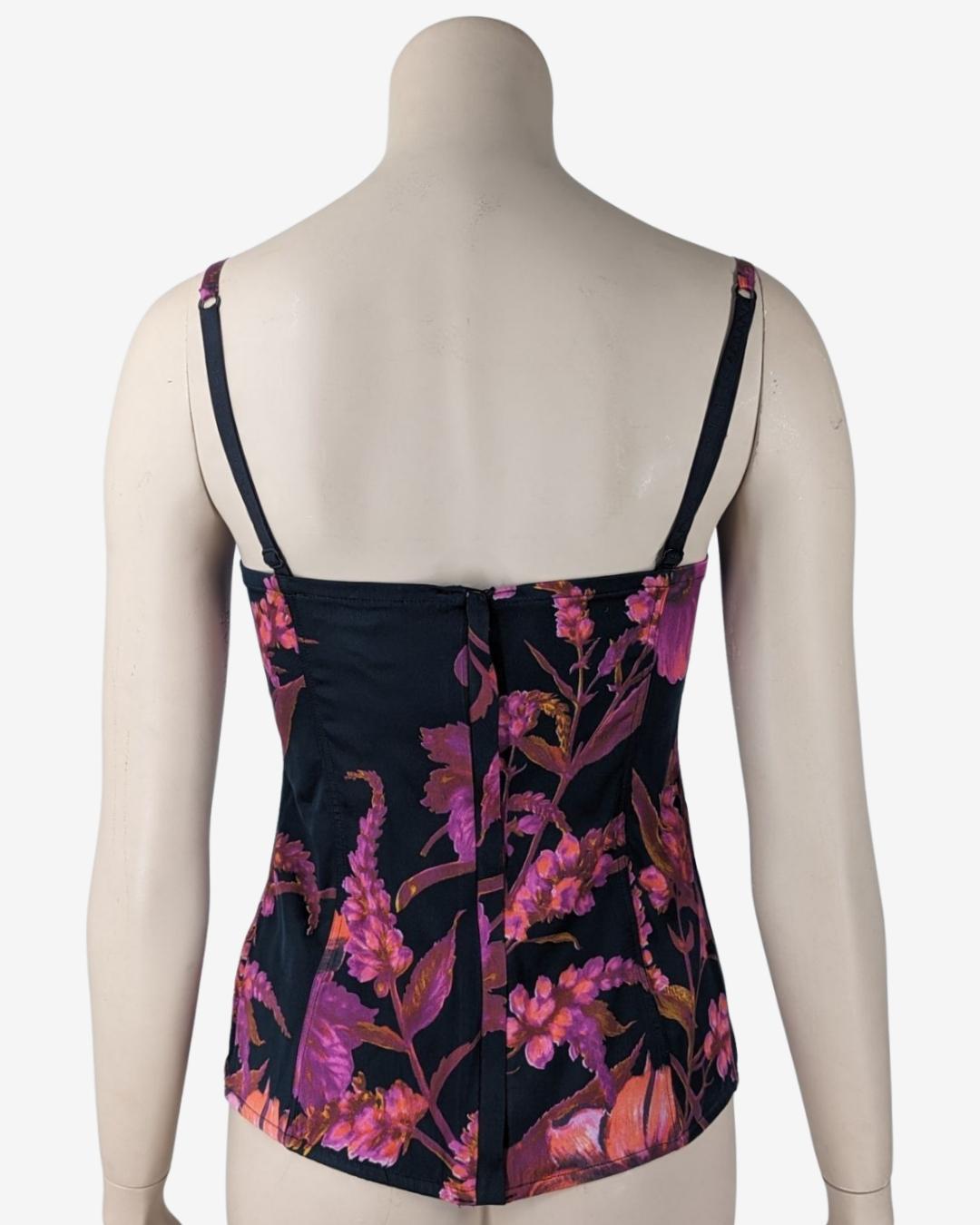 Women's Dolce & Gabbana Silk Floral Bustier S/S1997 collection