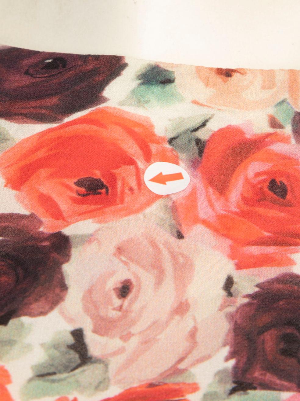 De las mujeres Dolce & Gabbana Vestido midi de seda floral acanalado Talla L en venta