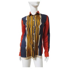 Camicia con stampa in seta di Dolce & Gabbana