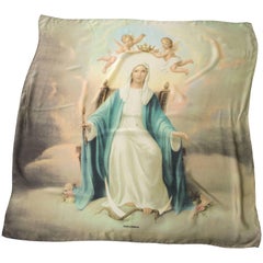 Dolce & Gabbana Silk Printed Scarf Rolled Edge Stromboli Collection, Spring 1998
