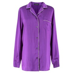 Dolce 
Gabbana Silk Purple Pyjama Top  US 6