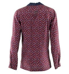 Dolce & Gabbana - Camicia in seta Riviera con stampa Bordeaux 39 S