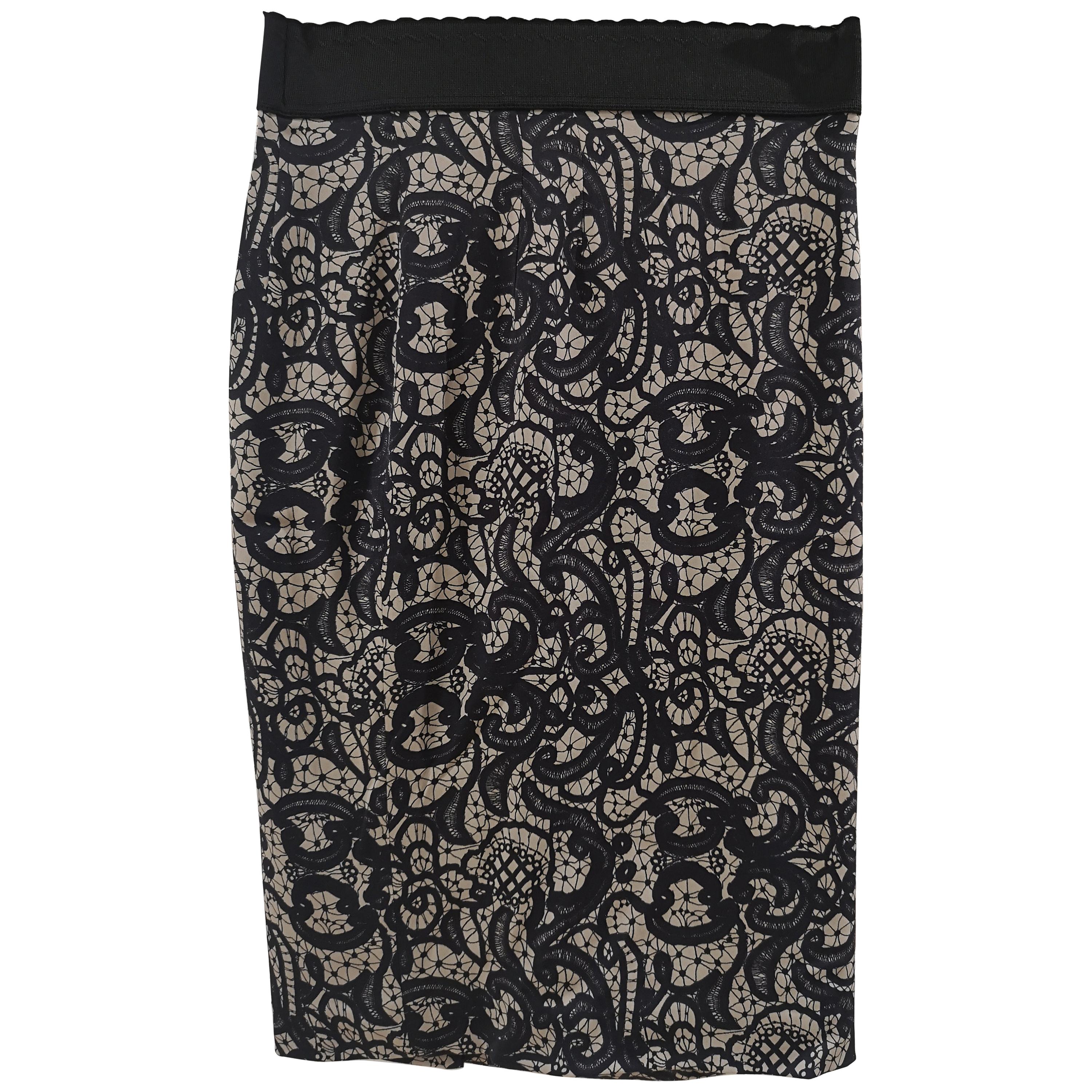 Jupe en soie Dolce & Gabbana