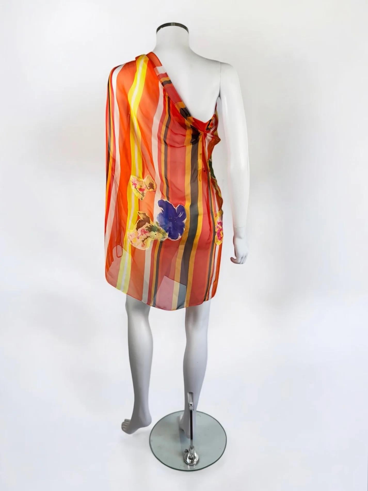 Women's or Men's Dolce & Gabbana Silk Stripe Tunic, SS 2002