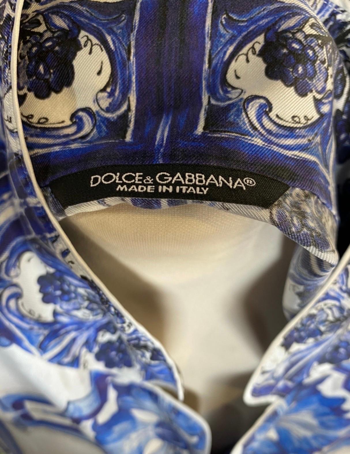 Dolce & Gabbana silk twilly shirt 2