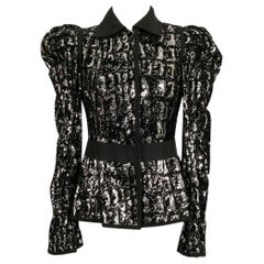 Dolce & Gabbana Silk, Velvet and Sequin Jacket