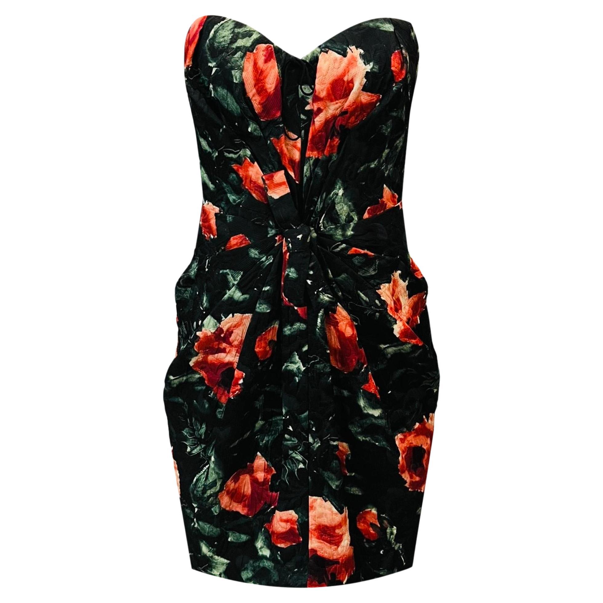 Dolce & Gabbana Silk & Wool Blend Corset Dress For Sale
