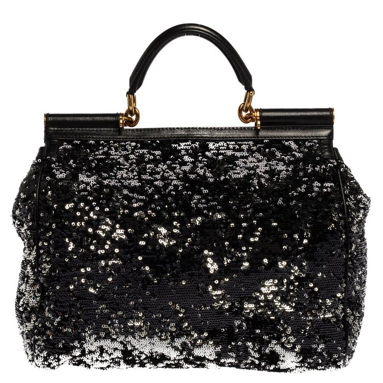 Dolce and Gabbana Miss Sicily Bag Sequins Small at 1stDibs
