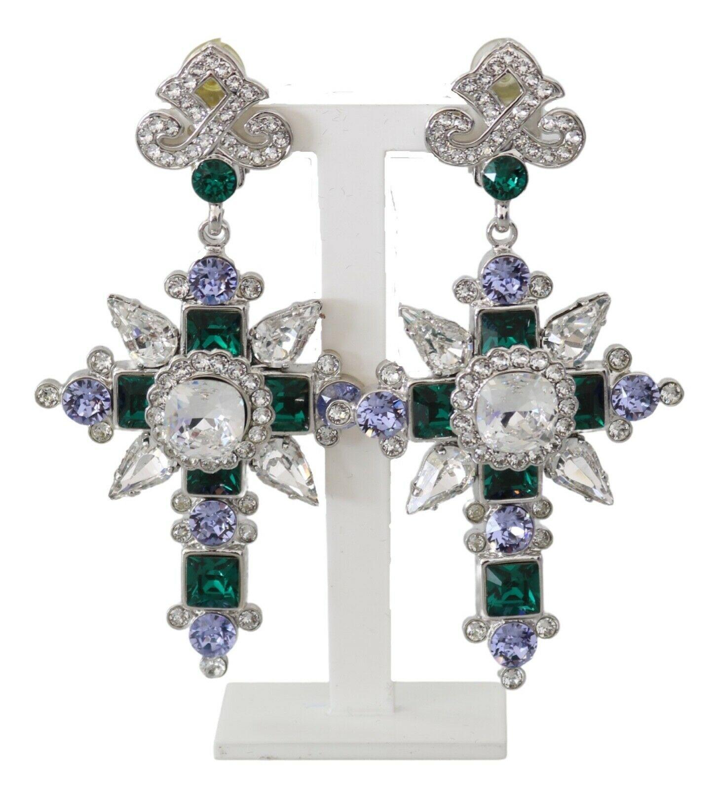 Gorgeous brand new with tags, 100% Authentic Dolce & Gabbana earrings.




Model: Clip-on, dangling
Motive: Filigree, cross
Material: 50% Brass, 50% Crystal

Color: Silver
Logo details
Made in Italy

Length: 8cm

Dolce & Gabbana box, original tags