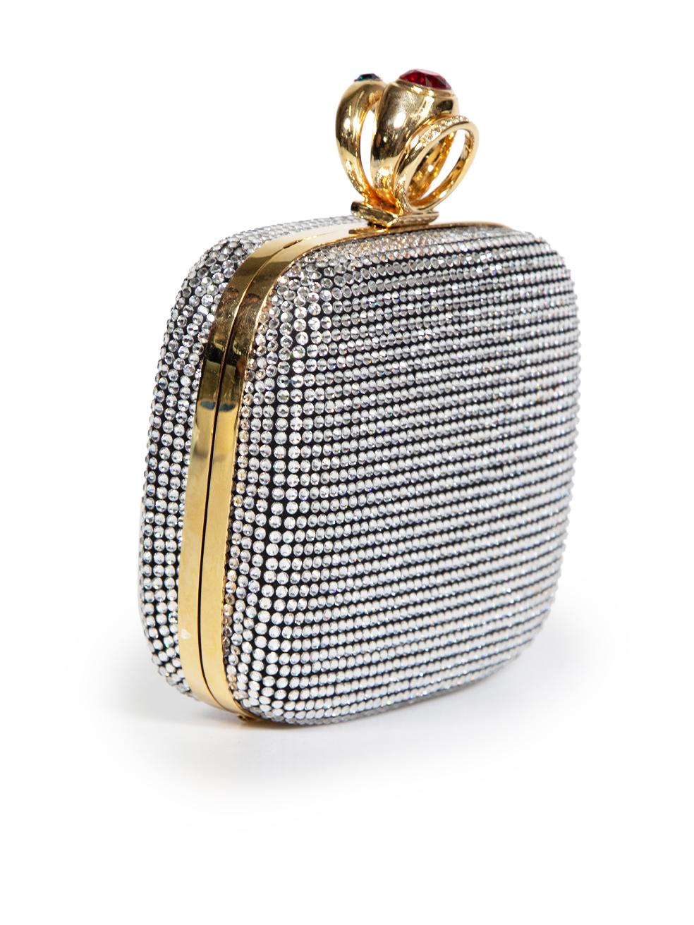 CONDITION is Very good. Minimal wear to bag is evident, there are scratches on the top ring detail, the internal engraved brand label and the hardware trimming on the edges of this used Dolce & Gabbana designer resale item.
 
 Details
 
 
 Silver
 

