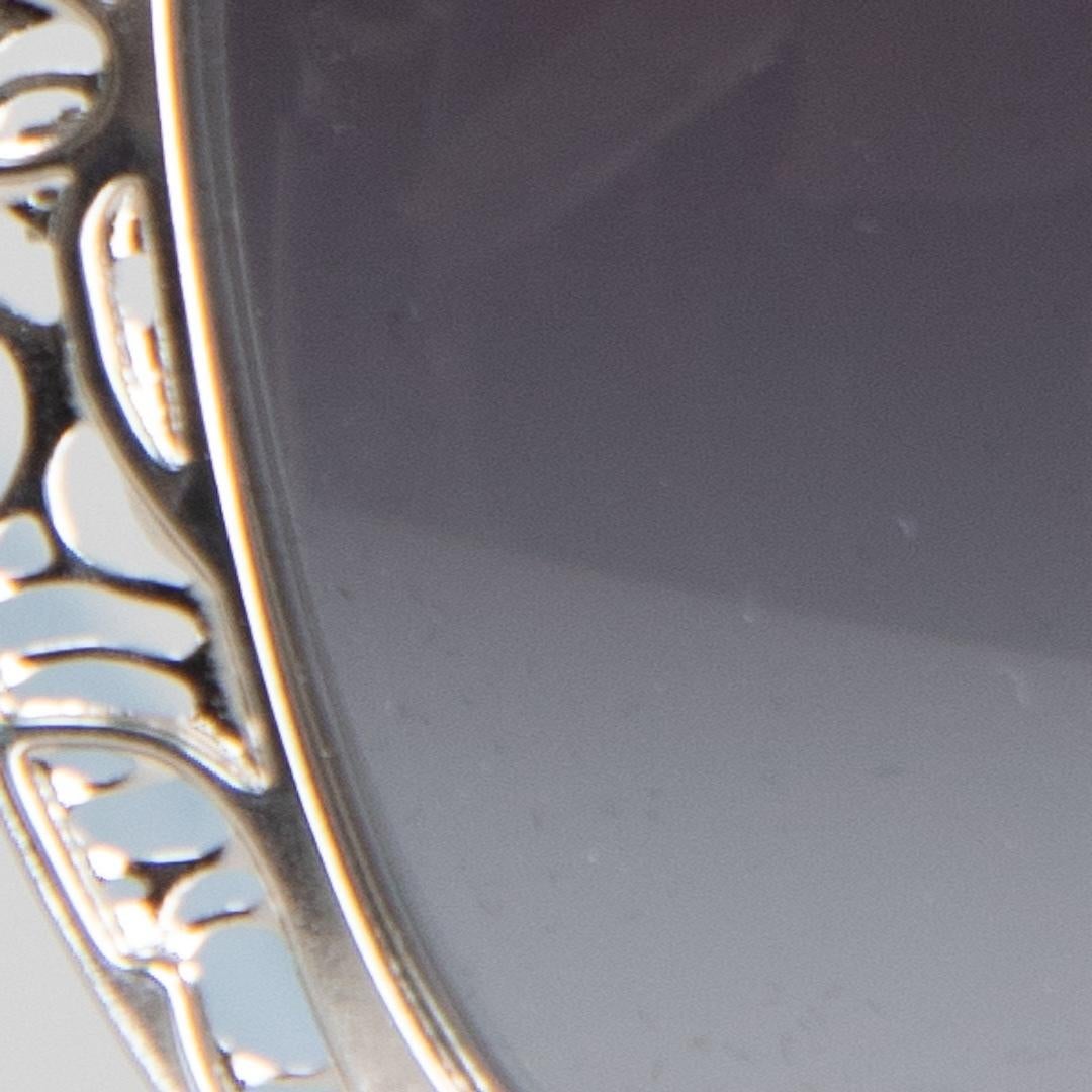 Dolce & Gabbana Silver Cut Out Butterfly Sunglasses 1