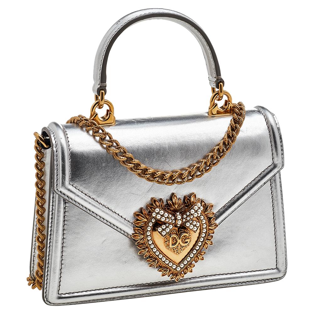 silver d&g bag