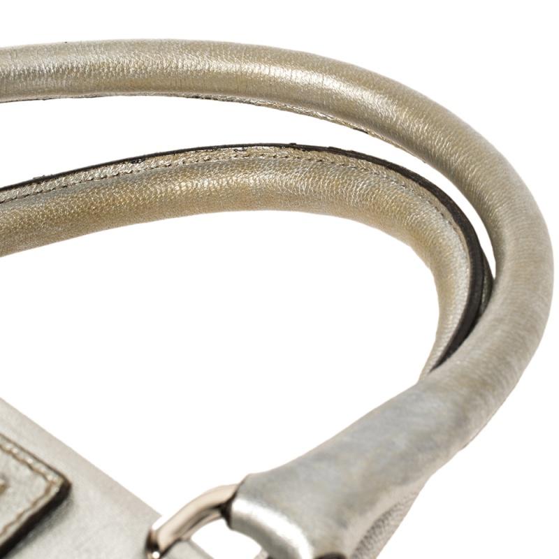 Dolce & Gabbana Silver in pelle Miss Biz Satchel 5