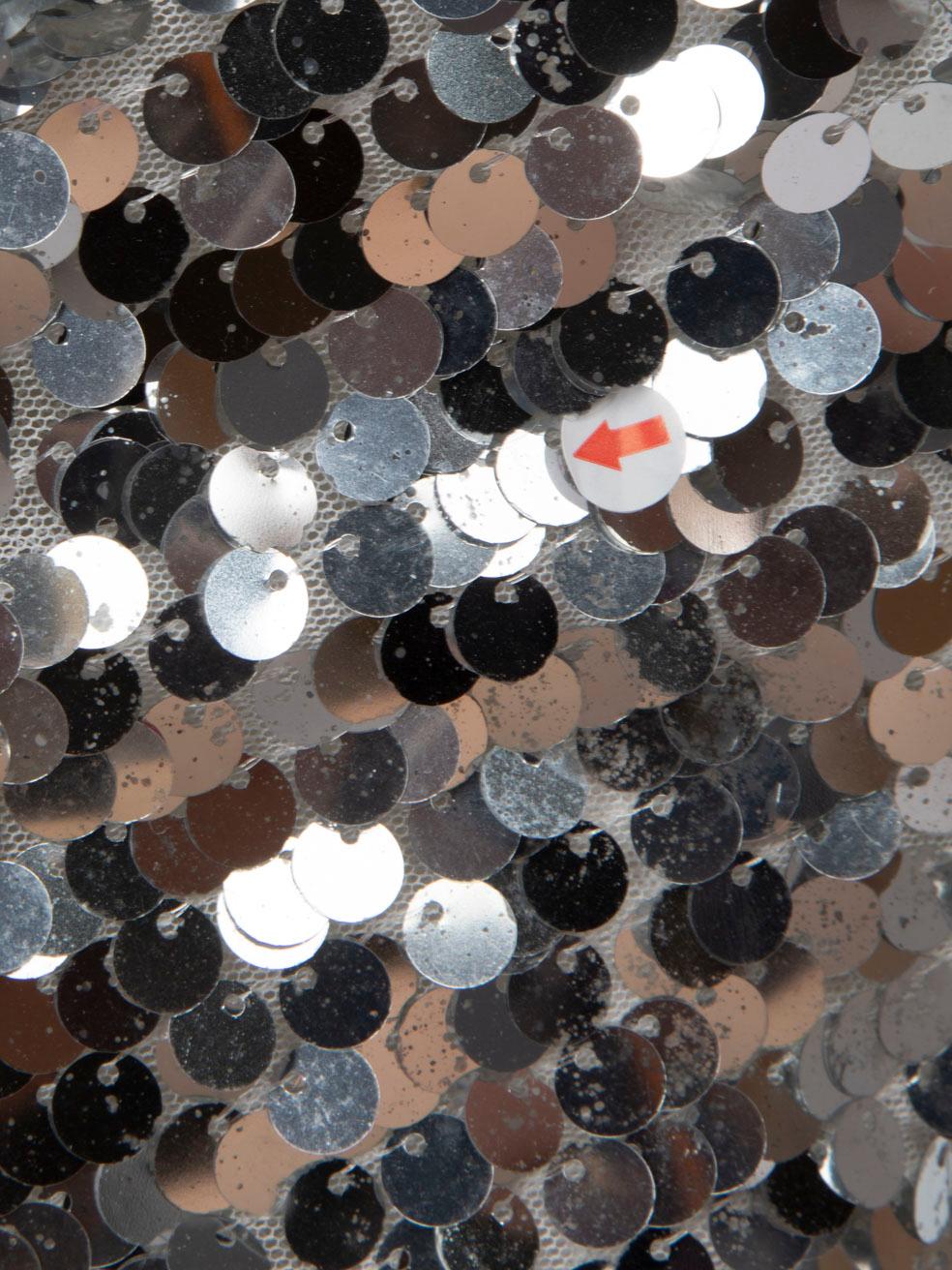 Dolce & Gabbana Gonna midi con paillettes argento taglia M. In condizioni ottime in vendita a London, GB