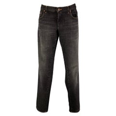 DOLCE & GABBANA Jeans Distressed in cotone grigio taglia 10