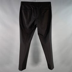 DOLCE & GABBANA Size 30 Black Wool Blend Zip Fly Dress Pants