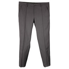 DOLCE 
GABBANA Size 30 Navy Wool Blend Tuxedo Dress Pants