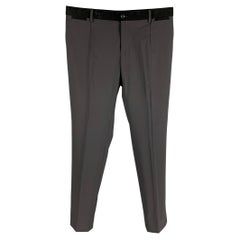 DOLCE
GABBANA Size 34 Black Wool Blend Tuxedo Dress Pants DOLCE
GABBANA Size 34 Black Wool Blend Tuxedo Dress Pants