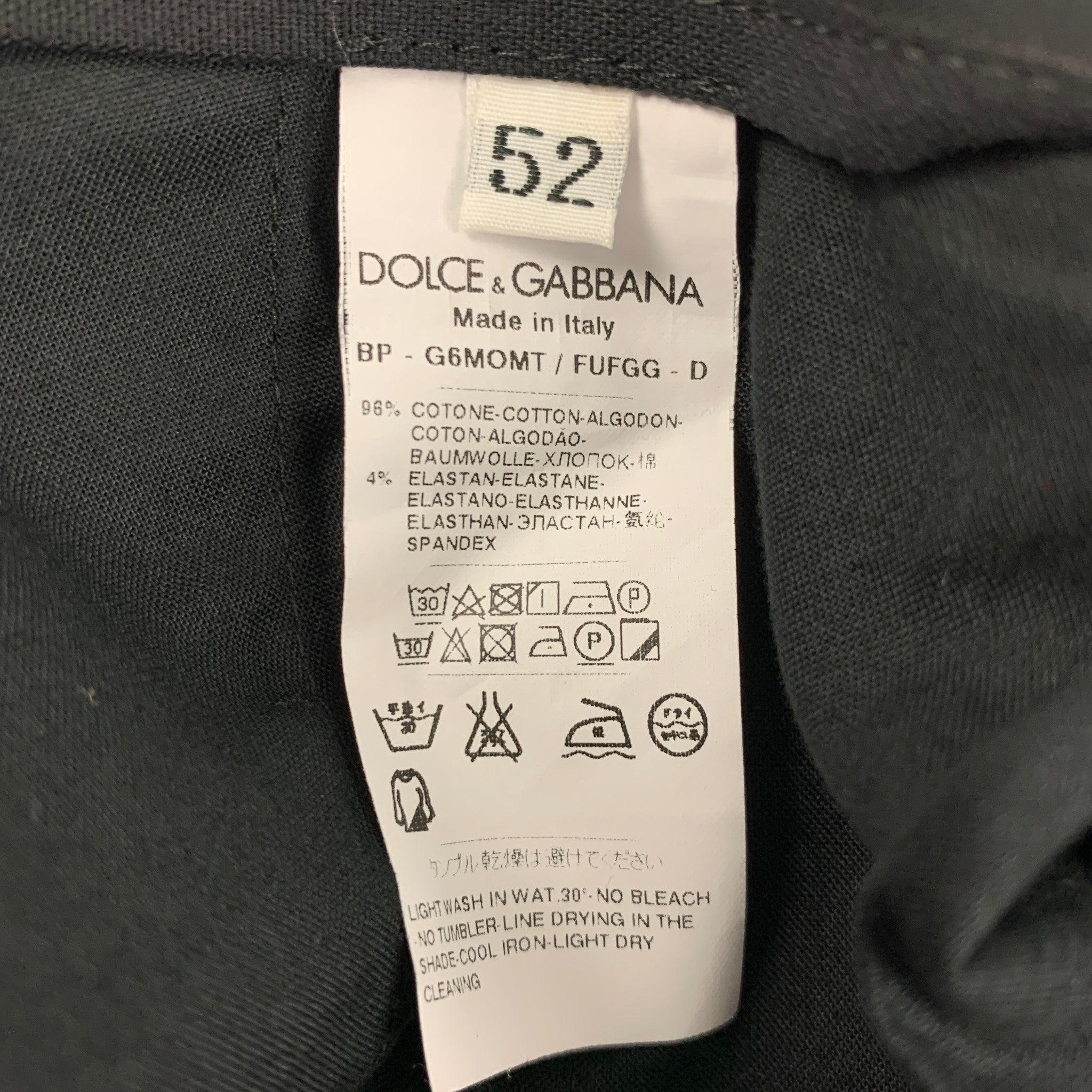 DOLCE & GABBANA Size 36 Black Cotton Shorts In Excellent Condition For Sale In San Francisco, CA