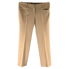 DOLCE & GABBANA Size 36 Khaki Wool Blend Dress Pants