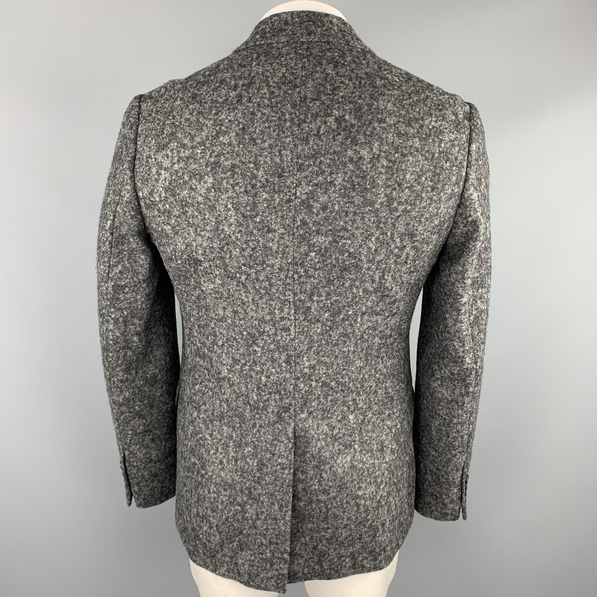 Gray DOLCE & GABBANA Size 40 Grey Heather Alpaca / Nylon Sport Coat