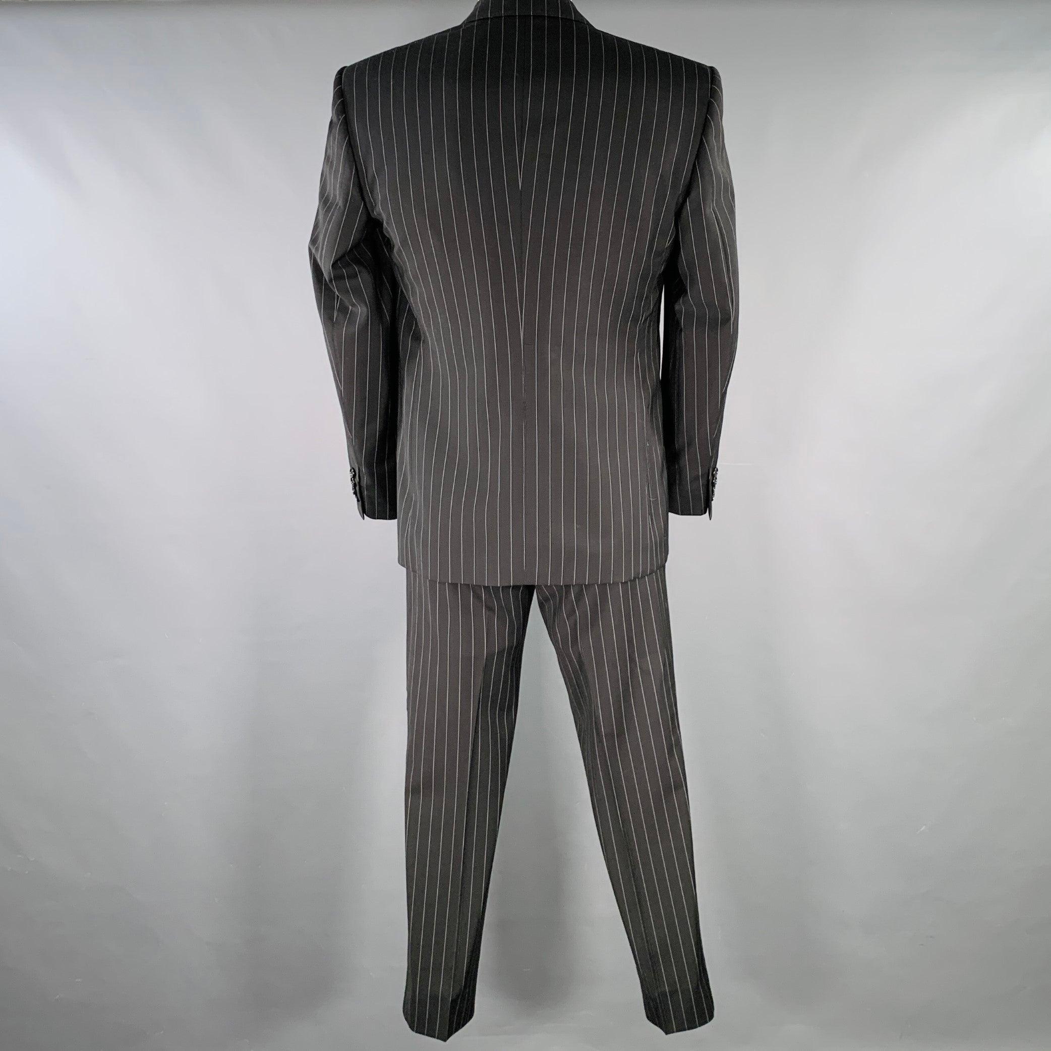 Noir DOLCE & GABBANA Taille 42 à rayures noires et grises en polyester mélangé en vente
