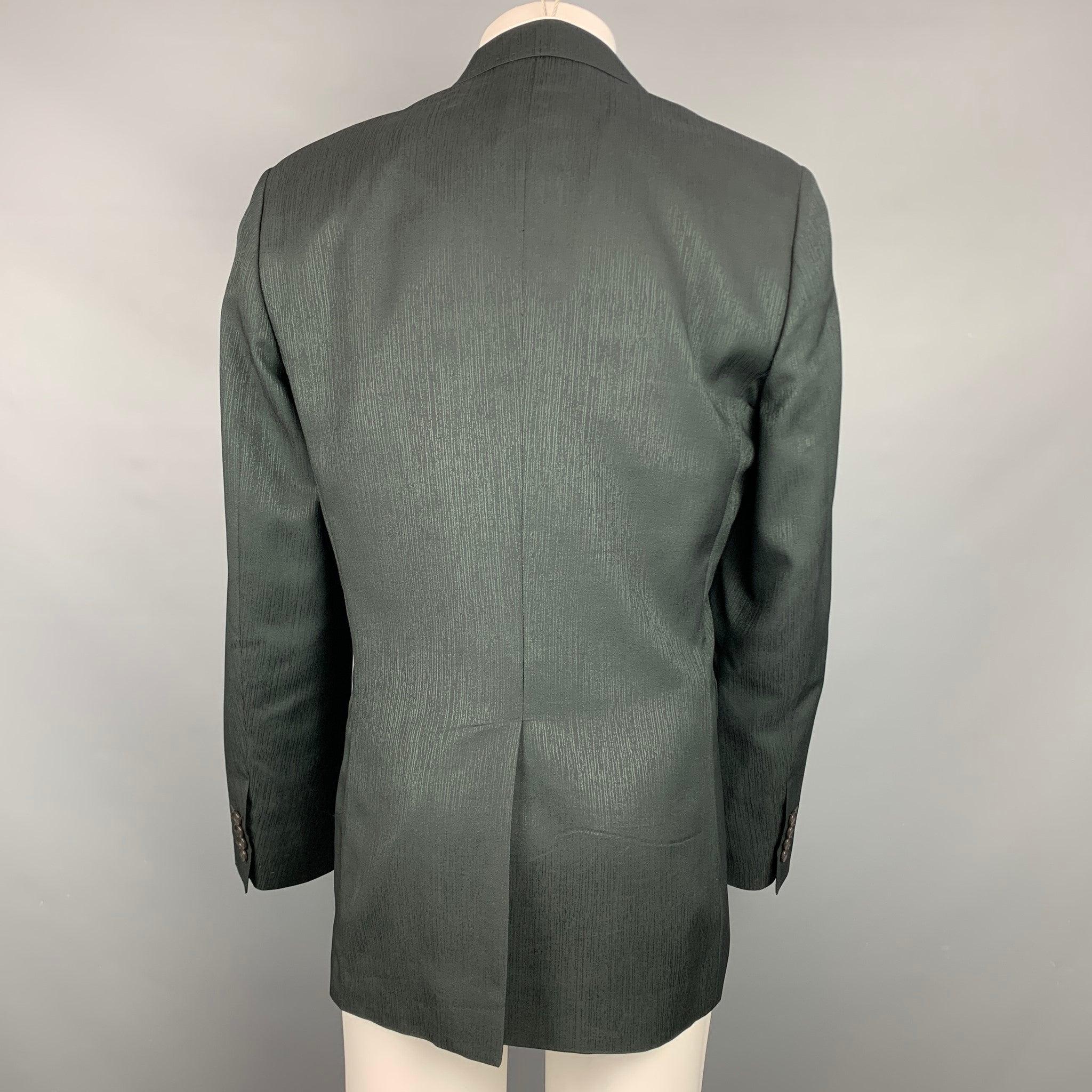 Men's DOLCE & GABBANA Size 42 Black Wool / Viscose Blend Sport Coat For Sale