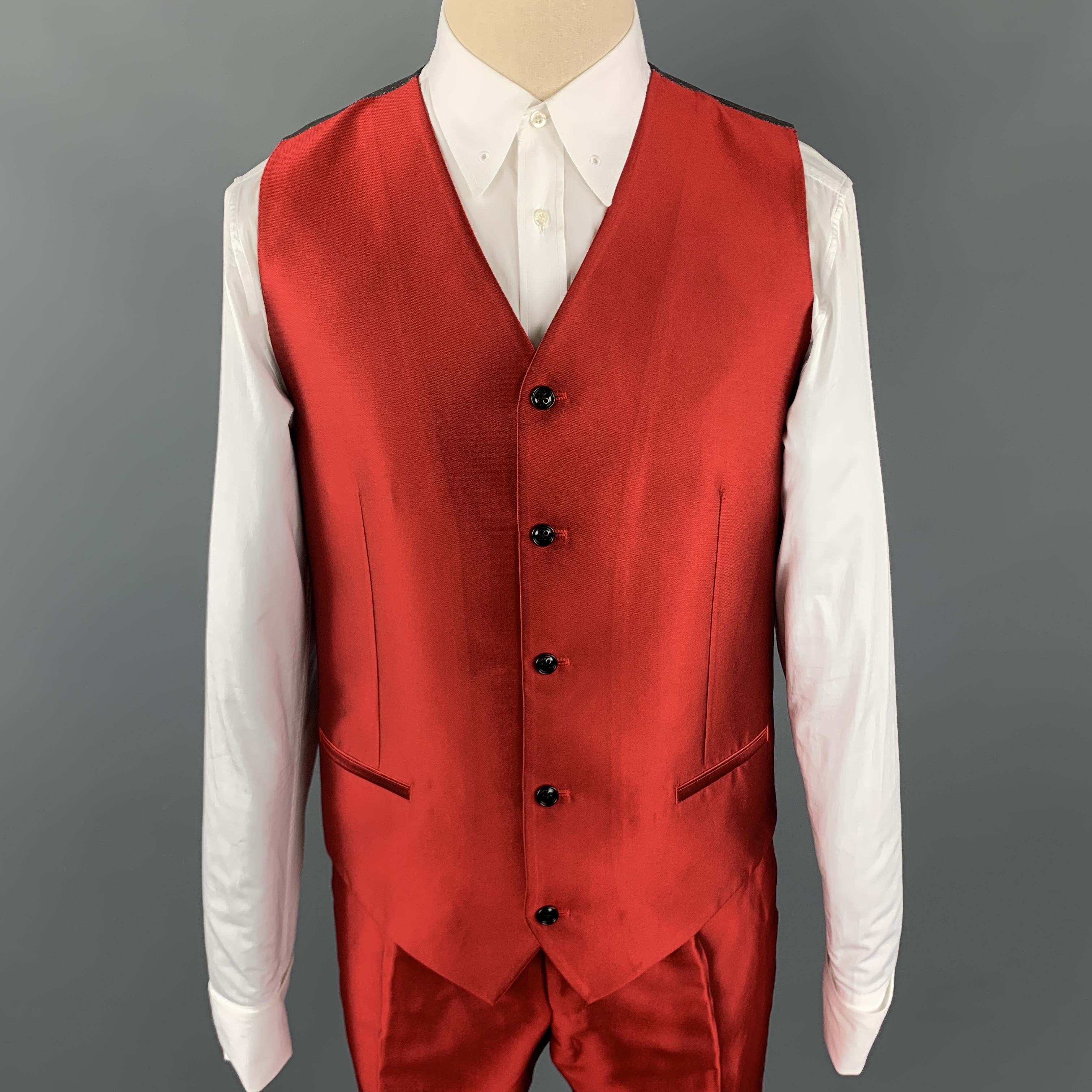 silk shantung pant suit