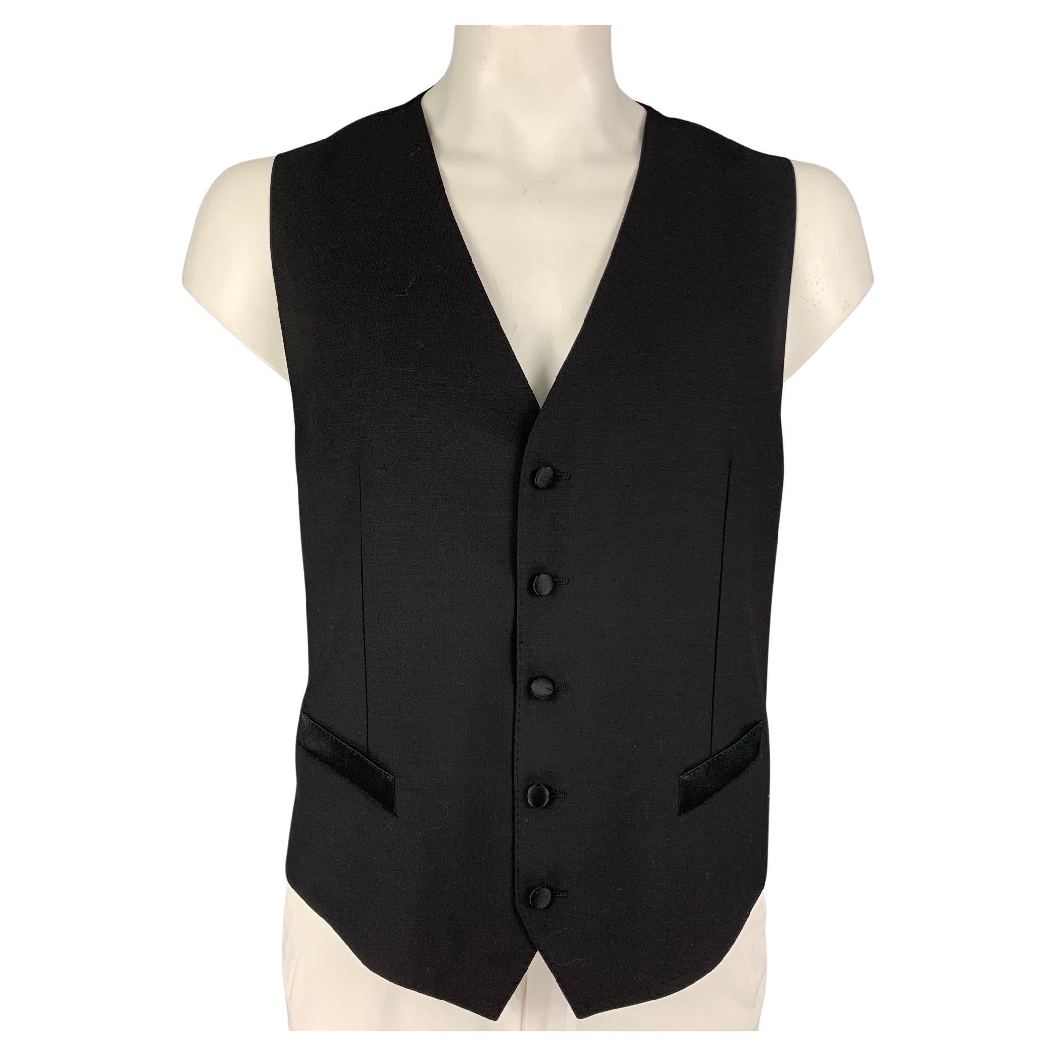 DOLCE & GABBANA Size 46 Brown Wool Buttoned Vest main image 0