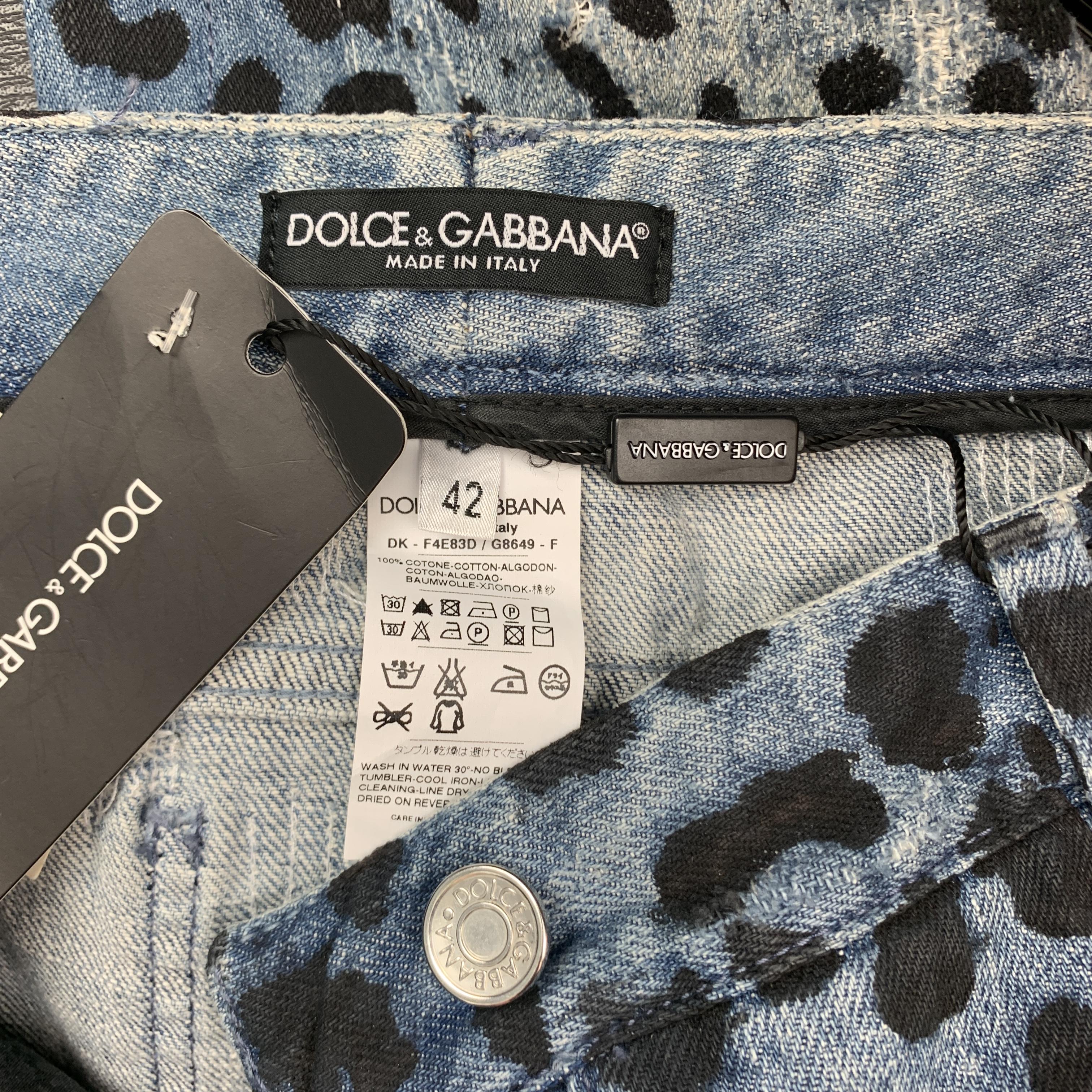 dolce gabbana denim skirt