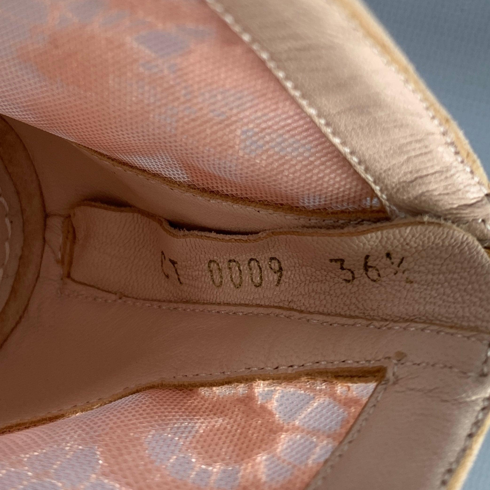 DOLCE & GABBANA Size 6.5 Pink Suede Mixed Materials Peep Toe Boots 3